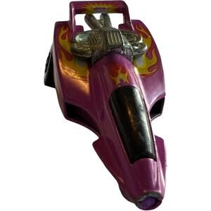Hot Wheels XT-3 Purple Dragster with Flames